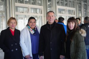 Daniel Álvarez: "La Escuela Secundaria N°43 de Caleta Olivia alcanza el 70% de avance"