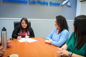 Agenda de trabajo de la Subsecretaría de Adultos Mayores en Piedra Buena