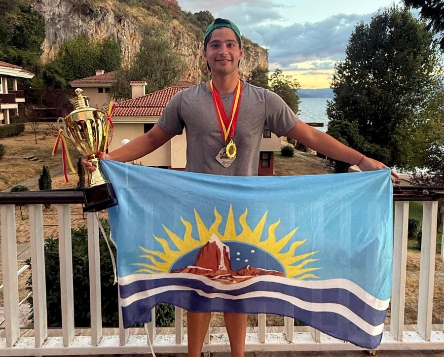 Matías Díaz volvió a dejar bien alto al deporte de Santa Cruz