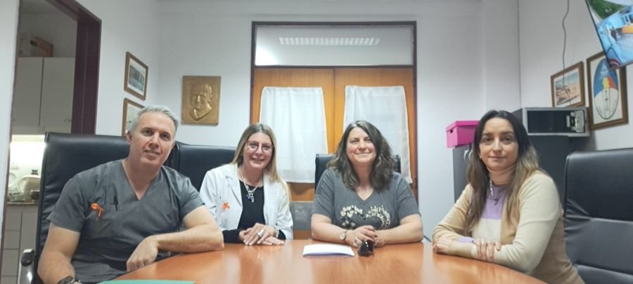 Caleta Olivia: Ross se reunió con autoridades del Hospital Zonal