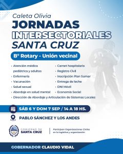 Fin de semana: continúan las Jornadas Intersectoriales en Caleta Olivia y Río Gallegos