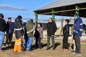 Álvarez encabezó reuniones y realizó una recorrida de trabajo en la Cuenca Carbonífera