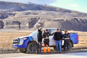 Álvarez encabezó reuniones y realizó una recorrida de trabajo en la Cuenca Carbonífera
