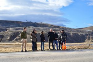 Álvarez encabezó reuniones y realizó una recorrida de trabajo en la Cuenca Carbonífera