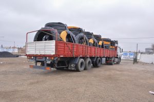 Distrigas recibió el primer cargamento de caños para toda Santa Cruz