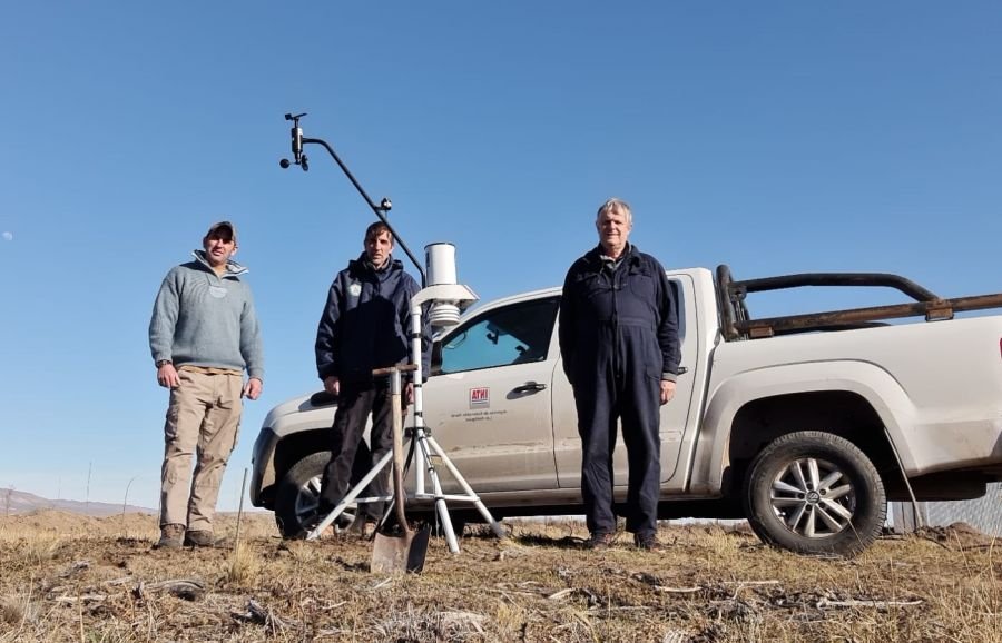 La nueva estación meteorológica de Lago Posadas favorece al Plan Vitivinícola de Santa Cruz