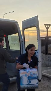 Borselli: “La idea es agilizar el traslado del material radioactivo para que llegue en tiempo y forma a los pacientes"