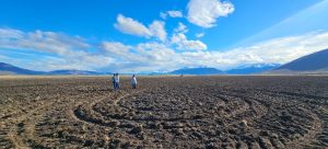 Vidal en la estancia Alice de El Calafate: “La única forma de salir adelante es con trabajo y producción”