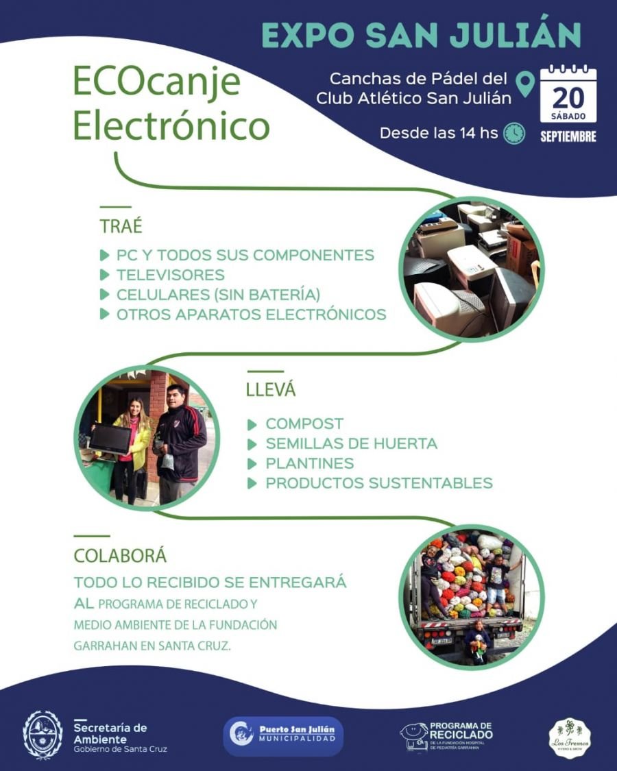 Ambiente participará de la Expo San Julián en el 124° Aniversario de la fundación de la ciudad