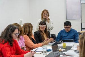 Realizaron una mesa de trabajo colaborativo para fortalecer la planificación educativa