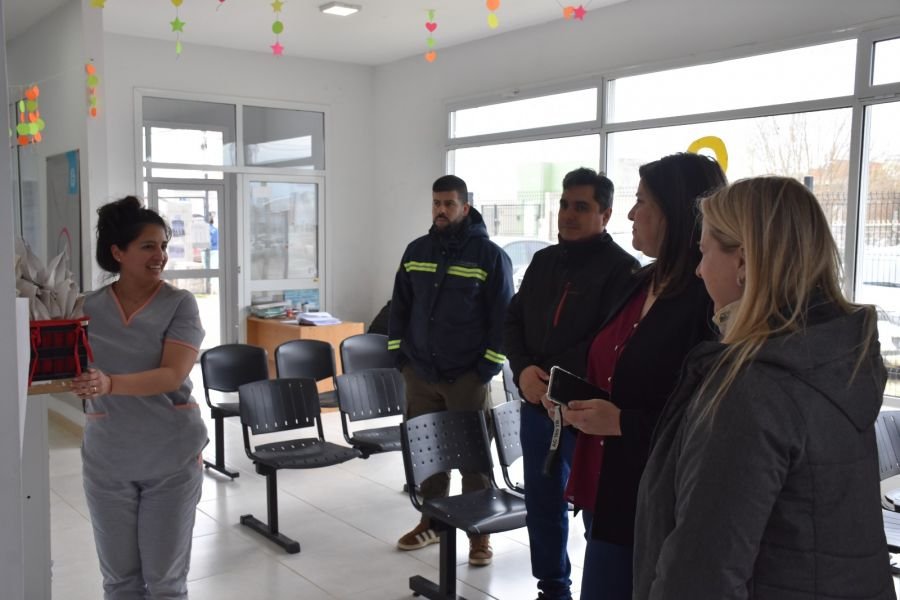 Salud recorrió avance de obra en espacios de salud de Río Gallegos