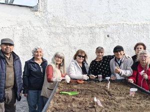 Adultos mayores fortalecen la autosustentabilidad de alimentos con talleres de huerta