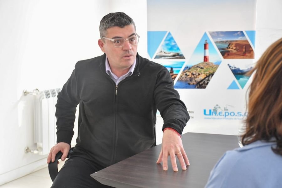 Uribe: "Estamos mejorando la actividad en los puertos de la provincia"