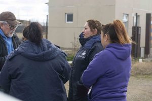 Relevamiento territorial en el Barrio René Favaloro de Río Gallegos