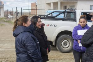 Relevamiento territorial en el Barrio René Favaloro de Río Gallegos