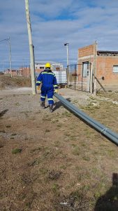 Obra de agua en el B° Chimen Aike: Cortijo destacó que este proyecto es parte de un plan más amplio de obras