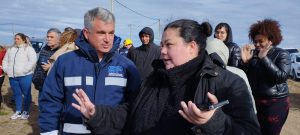 Obra de agua en el B° Chimen Aike: Cortijo destacó que este proyecto es parte de un plan más amplio de obras