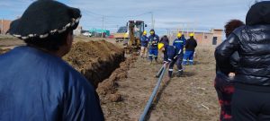 Obra de agua en el B° Chimen Aike: Cortijo destacó que este proyecto es parte de un plan más amplio de obras