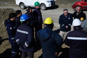 El Gobierno inauguró la obra de refuerzo de gas en el Barrio Virgen del Valle de Río Gallegos