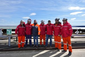 Después de muchos años vuelve a salir carbón desde Punta Loyola: El gobernador Vidal acompañó el inicio de la operación junto a YCRT