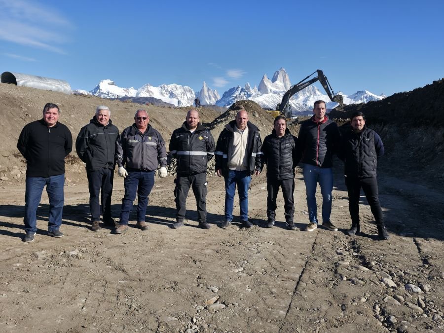 Vialidad Provincial comenzó la obra de remediación sobre la Ruta Provincial 41, al sur de El Chaltén