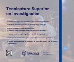 La Escuela de Cadetes de la Policía ofrece Tecnicaturas Superiores con validez nacional y provincial