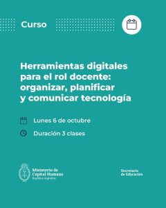 Comenzó la inscripción para cursos virtuales de formación docente en el nivel inicial
