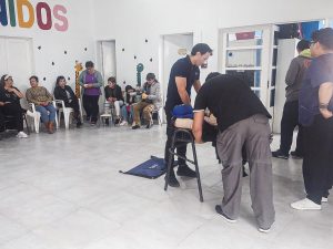 Las Heras: Jornada de formación en primeros auxilios para equipos del CDI Evita