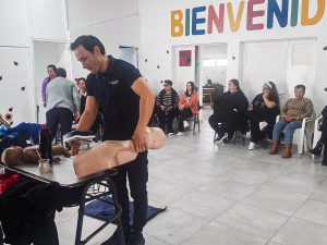 Las Heras: Jornada de formación en primeros auxilios para equipos del CDI Evita