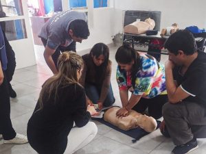 Las Heras: Jornada de formación en primeros auxilios para equipos del CDI Evita