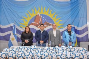 Vidal entregó aportes económicos y canchas de césped sintético a instituciones deportivas de Santa Cruz