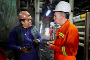 Visita a YCRT: Daniel Álvarez respaldó a los trabajadores y a la producción carbonífera