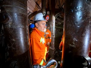 Visita a YCRT: Daniel Álvarez respaldó a los trabajadores y a la producción carbonífera