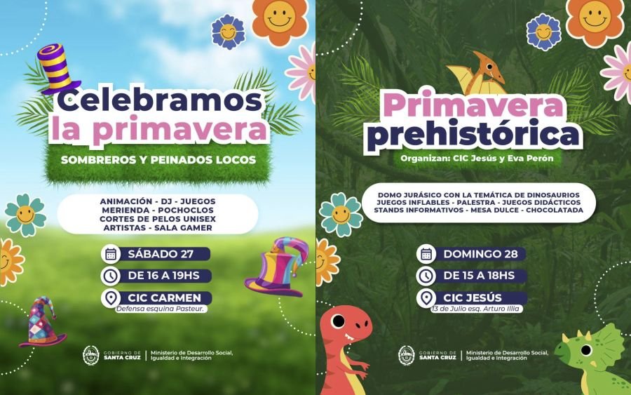 Este fin de semana, la primavera se vive en los CIC con juegos, música y en comunidad