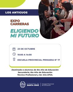 Educación invita una nueva edición de Expo Carreras Eligiendo mi futuro
