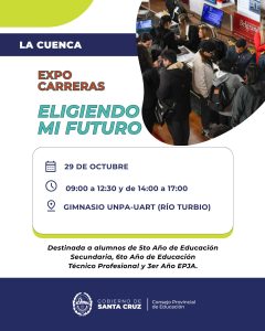Educación invita una nueva edición de Expo Carreras Eligiendo mi futuro