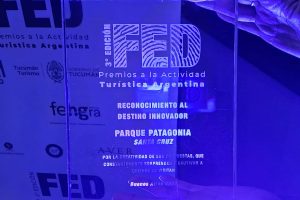 El Parque Patagonia fue distinguido en los Premios FED a la Actividad Turística Argentina