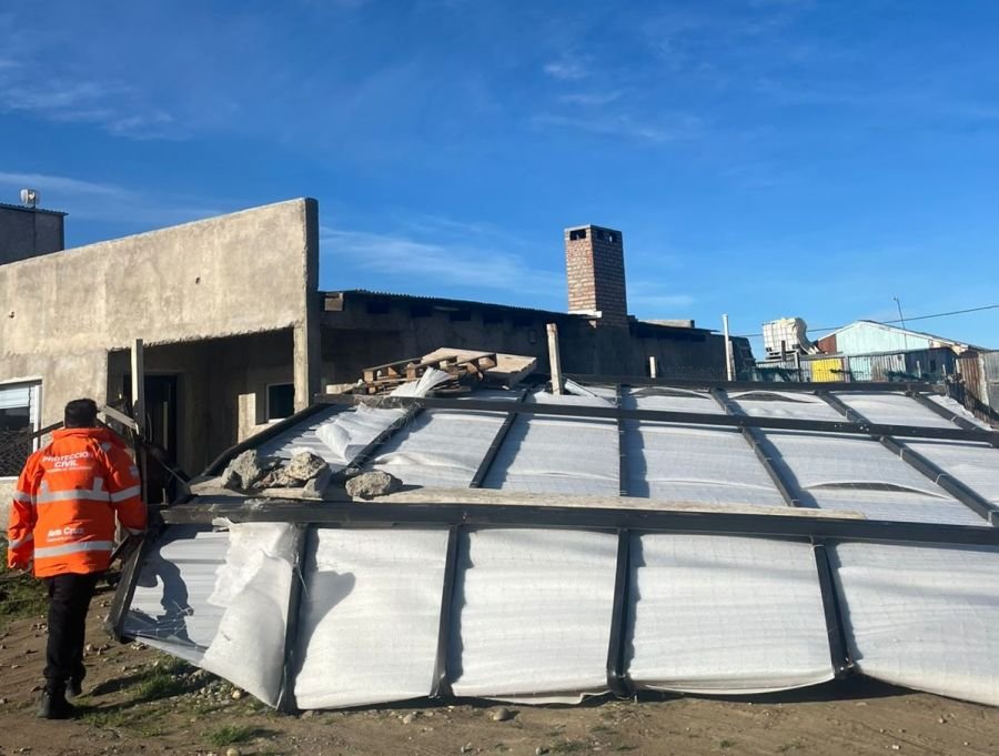 Fuertes ráfagas: Protección Civil coordinó con éxito operativos en toda Santa Cruz