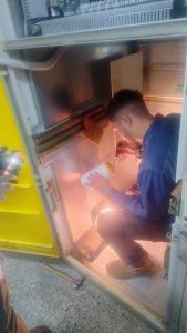 Servicios Públicos realizó trabajos de mantenimiento en Río Chico