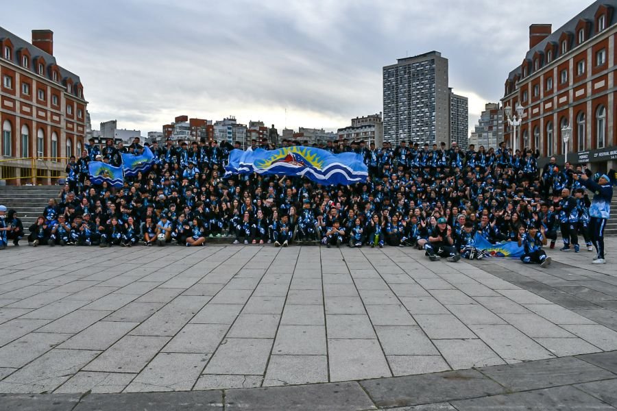 La delegación deportiva de Santa Cruz ya se encuentra en Mar del Plata para participar en los Juegos Nacionales Evita 2025