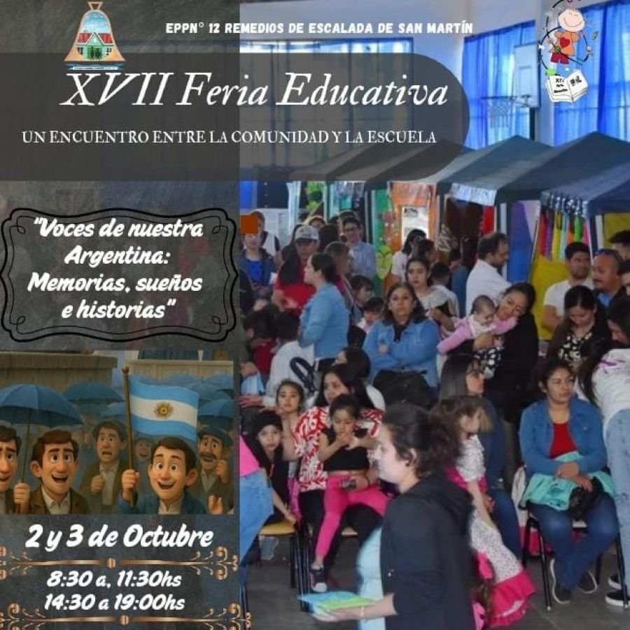 Invitan a la 17° Feria Educativa de la Escuela Primaria N° 12 de Perito Moreno