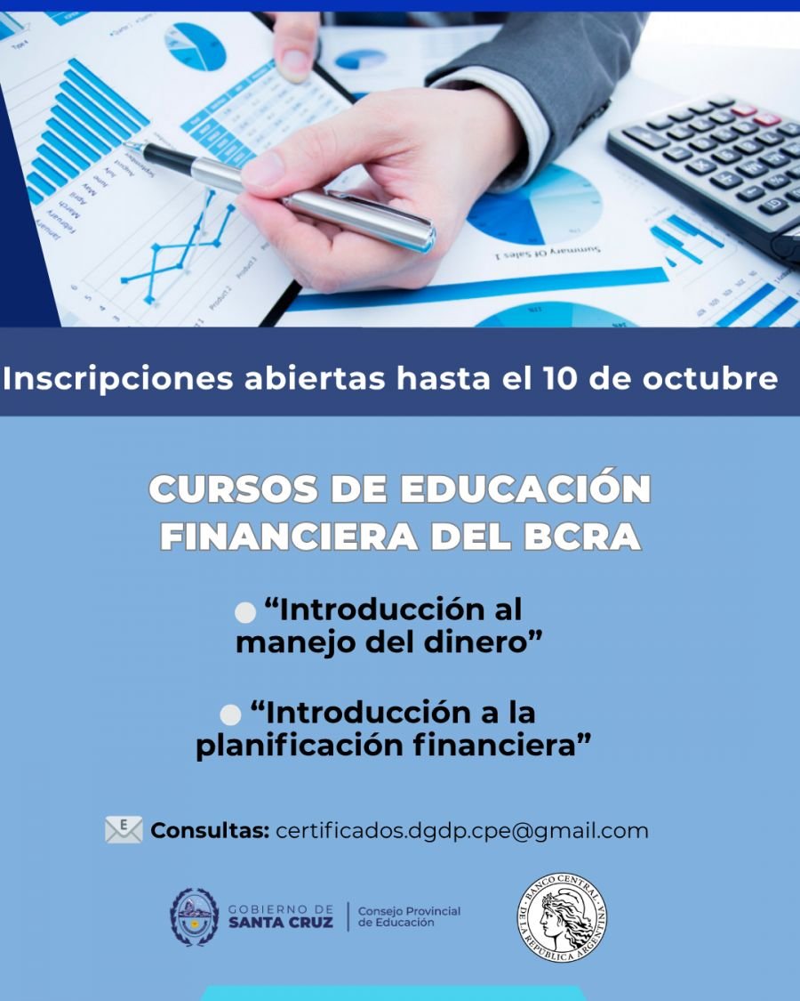 Están abiertas las inscripciones a los cursos sobre Educación Financiera del BCRA
