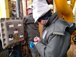 Realizaron inspección de producción hidrocarburífera en la Plataforma Magallanes