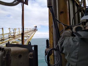 Realizaron inspección de producción hidrocarburífera en la Plataforma Magallanes