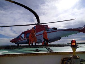 Realizaron inspección de producción hidrocarburífera en la Plataforma Magallanes