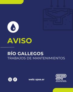 Realizan mantenimiento y limpieza en la toma de Palermo Aike para mejorar el suministro de agua en Río Gallegos