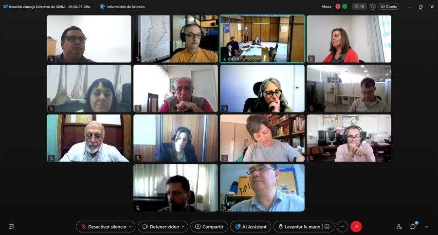 Santa Cruz participó en la reunión del Consejo Directivo de IDERA