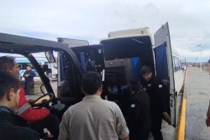 Avance para la reactivación del aeropuerto de San Julián: la provincia trasladó un equipo de rayos X