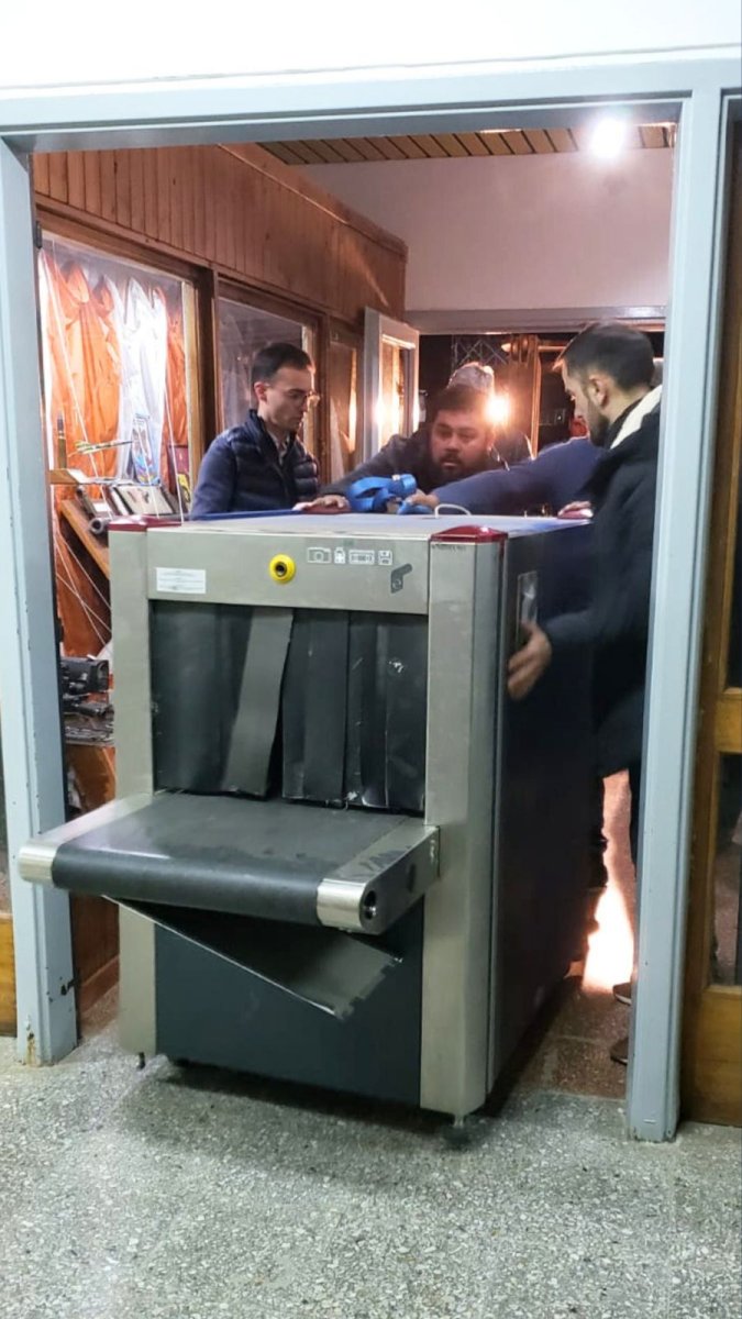 Avance para la reactivación del aeropuerto de San Julián: la provincia trasladó un equipo de rayos X