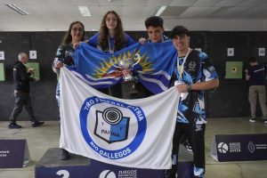 Juegos Evita: Santa Cruz se consagró campeón de tiro deportivo por equipos, y continúa sumando medallas